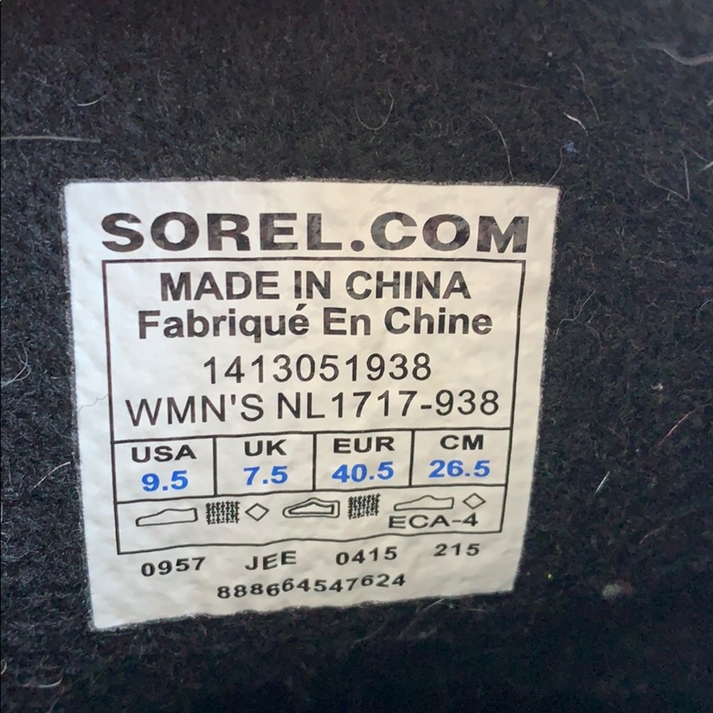 Sorel Women’s size 9.5 winter boots - Picture 2 of 6